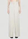 Max Mara Women Straight Leg Pants In Cream