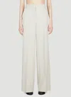 Max Mara Women Straight Leg Pants In White