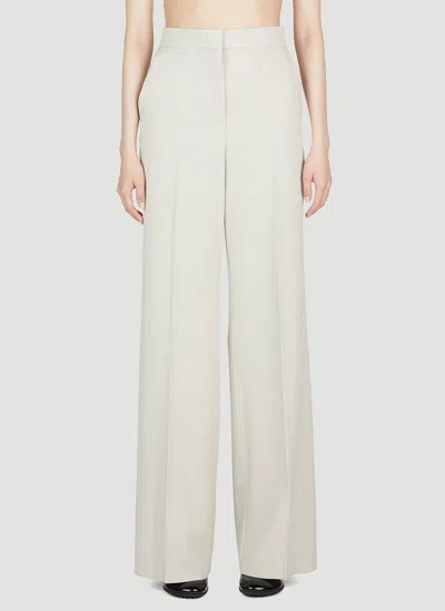 Max Mara Women Straight Leg Pants In White