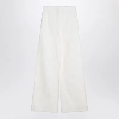 Max Mara Women's Straight Trousers In Cotton