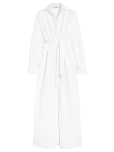 Max Mara Women Stretch Gabardine Shirt Dress