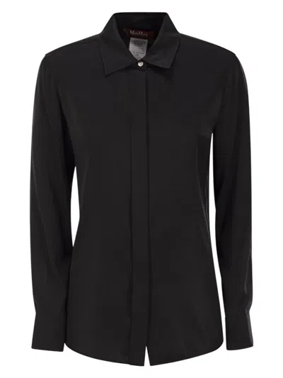 Max Mara Women's Stretch Satin Baden Shirt