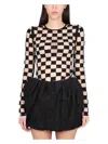 Max Mara Stretch Viscose Jersey In Black