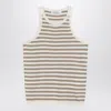 Max Mara Arnes Tank Top In Neutral