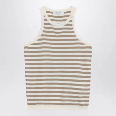 Max Mara Women's Striped Cotton Tank Top