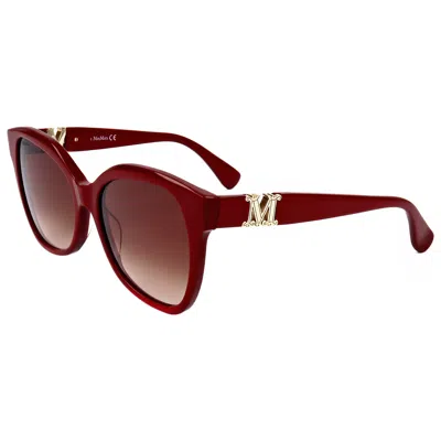 Max Mara Women's Sunglasses In Burgundy