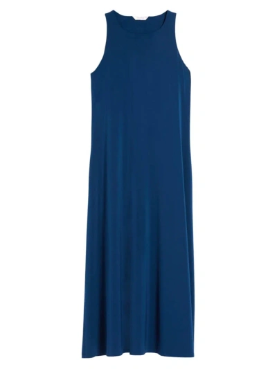 Max Mara Women's Supremo Jersey Maxi Dress In China Blue
