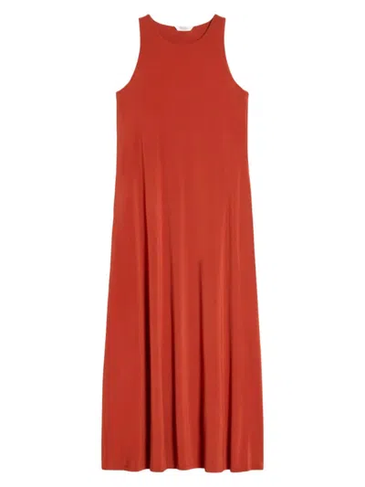 Max Mara Women's Supremo Jersey Maxi Dress In Terracotta