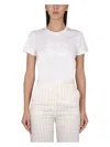 Max Mara Woman T-shirt White Size M Cotton In White