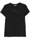 Max Mara Embellished Round Neck Top With Graphic Detail