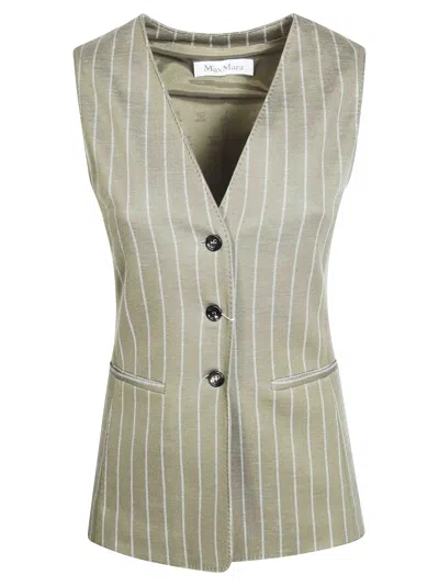 Max Mara Women's Tailored Gilet Vest In Beige