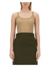 Max Mara Bastia Sleeveless Ribbed Top In Multicolour
