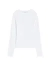 Max Mara Technical Viscose Sweater In White