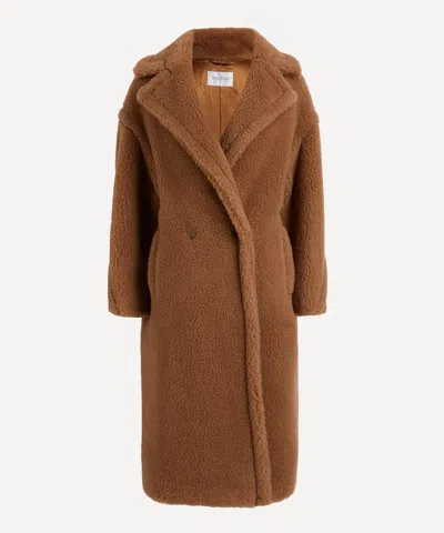 Max Mara Double-breasted Long-sleeved Coat In Cammello