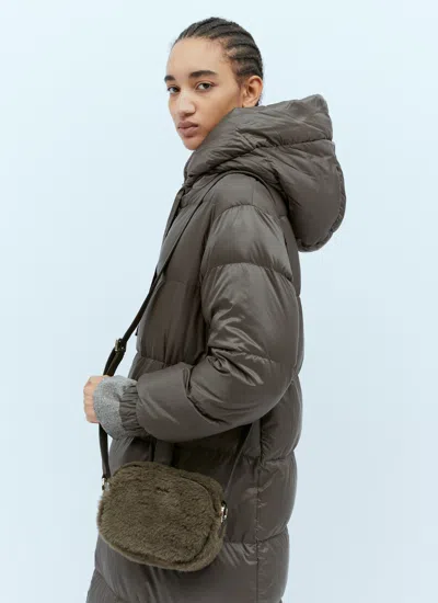 Max Mara Women Teddy Camera Bag In Green