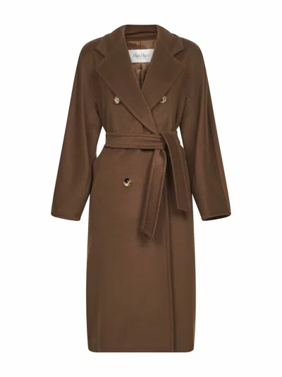 Max Mara Women Tobacco 101801 Icon Coat Madame Coat