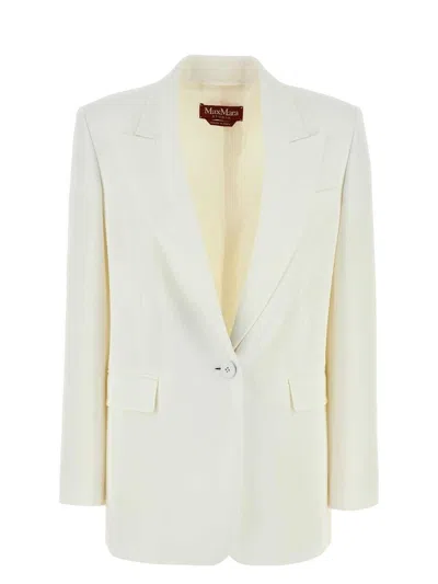 MAX MARA WOMEN'S TRIACETATE BLEND FURETTO BLAZER