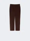 Max Mara Corduroy Trousers In Burgundy