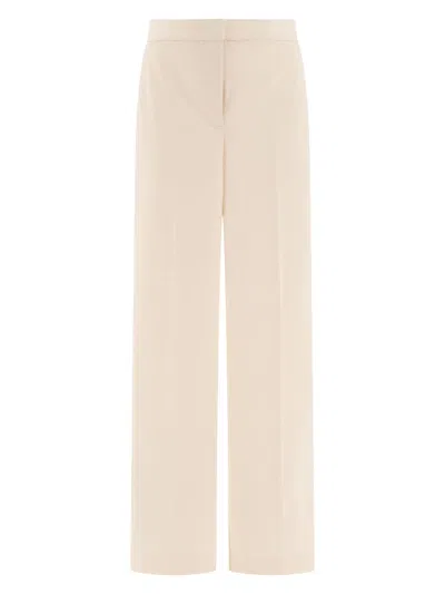Max Mara Women's Trousers In White