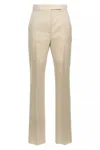 Max Mara Beige Turbigo Pants In Cream