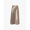 Max Mara Brown Alessio Midi Skirt In Turtledove