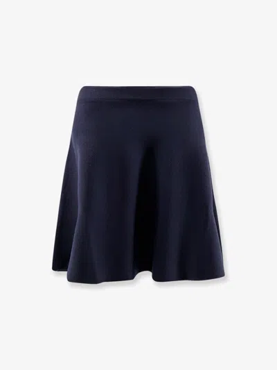 MAX MARA MAX MARA WOMEN UBALDA VIRGIN WOOL SKIRT