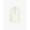 Max Mara Monica Oversized Blazer In Vanilla