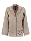 Max Mara Vasaio Silk Shirt In Bronze