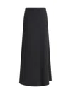 Max Mara Women Vernice Long Skirt In Black