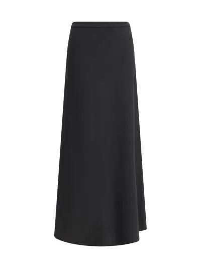 Max Mara Women Vernice Long Skirt In Black