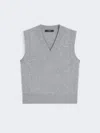 Max Mara Women's Vest Medium Grey In Gray