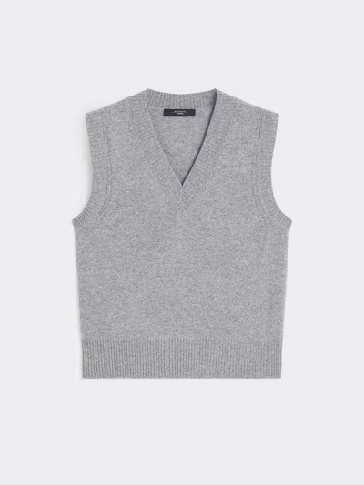 Max Mara Women's Vest Medium Grey In Gray