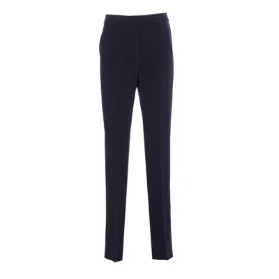 Max Mara Women Vincita Smoking Cady Pants In Blue