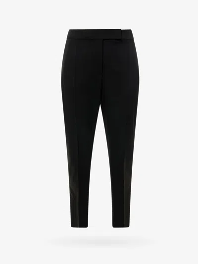 Max Mara Women Virgin Wool And Mohair Trouser In Black