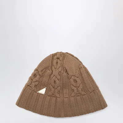 Max Mara Women's Virgin Wool Bucket Hat In Brown