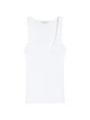 Max Mara Pavido Embroidered-logo Tank Top In White