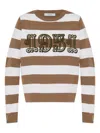 Max Mara Sleeveless Crew Neck Top With Embroidered Detail In Multi
