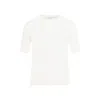Max Mara White Warren Silk Cashmere Top In Nude & Neutrals