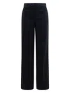 Max Mara Studio Lontra High Waist Trousers In Black
