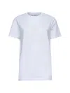 Max Mara Women White Cotton Maxmarabesque T-shirt In Black