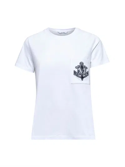 Max Mara Women White Jersey Acacia T-shirt