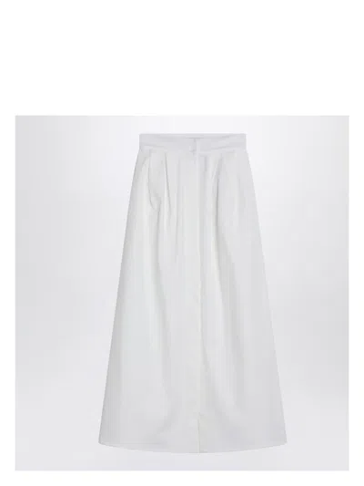 MAX MARA WOMEN'S WIDE GABARDINE SKIRT