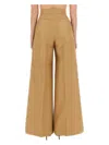 Max Mara Wide Leg Pants In Beige