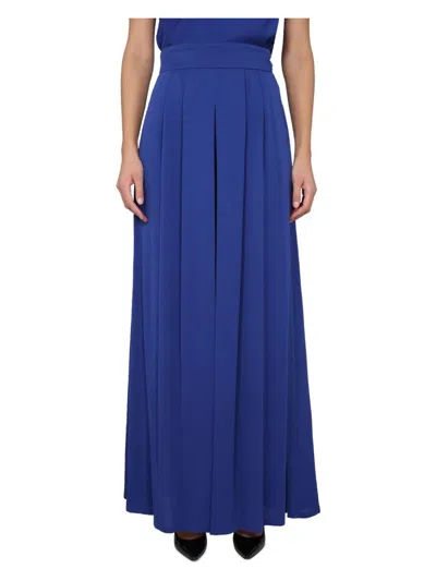 MAX MARA WOMEN'S WIDE SILK TUXEDO PANTS