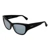 Max Mara Black Women Sunglasses In Black