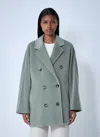 Max Mara Women Wool-and-cashmere-blend Coat In Green