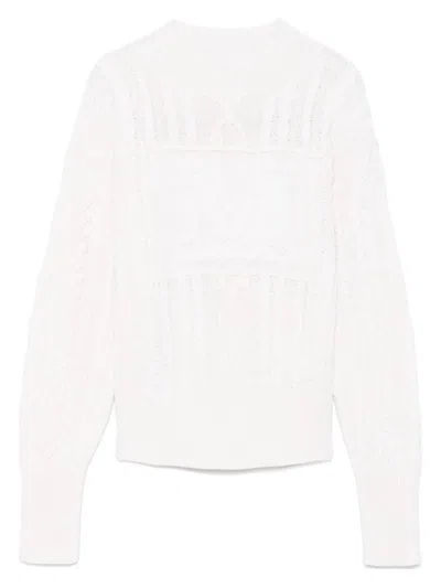MAX MARA WOMEN'S WOOL AND CASHMERE CREWNECK JUMPER SWEATER