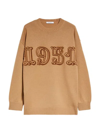 Max Mara Women's Wool And Cashmere Jumper In White