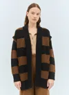 Max Mara Women Wool And Cashmere Oversized Cardigan In Brown
