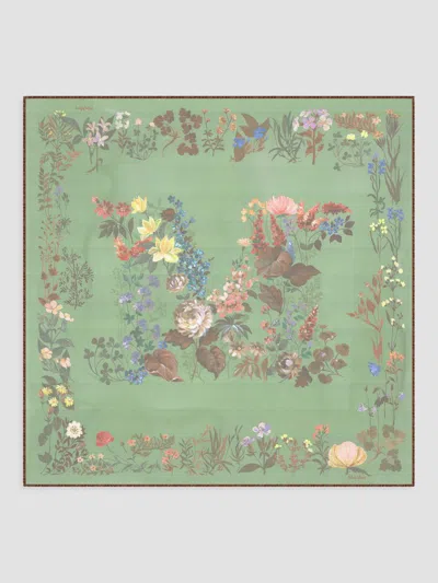 Max Mara Women's Wool And Silk Shawl In Green